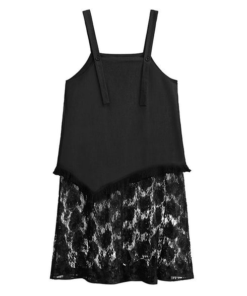 Splicing Lace Dress